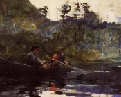 温斯洛 荷默 : Canoeing in the Adirondacks